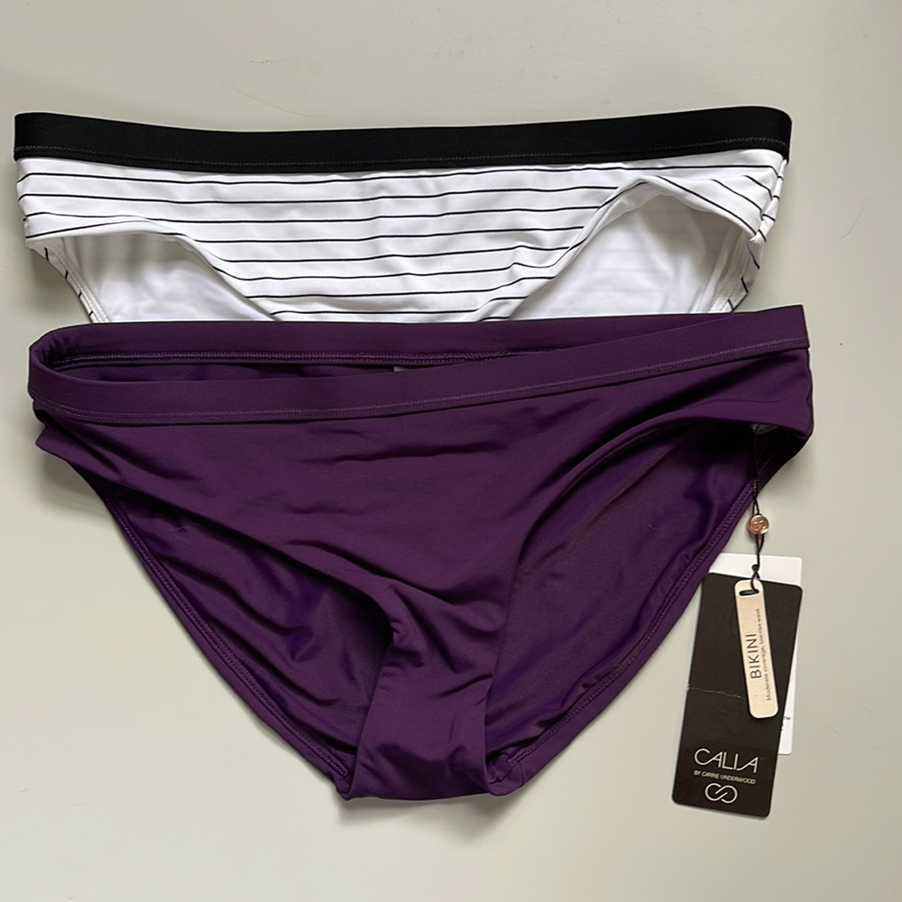Calia lot of two swimsuit bottoms bikini NEW small